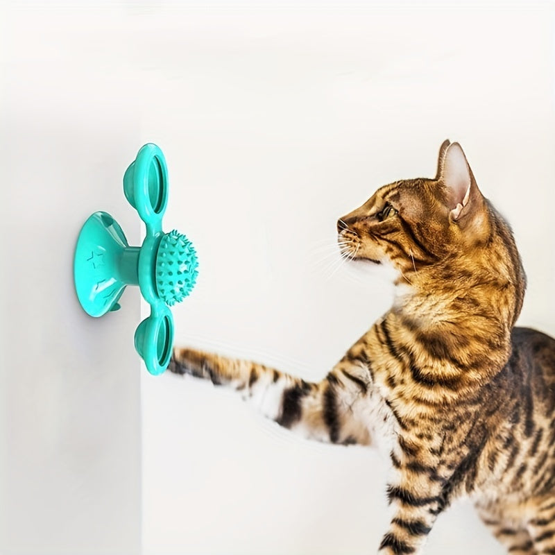 New windmill interactive indoor cat toy