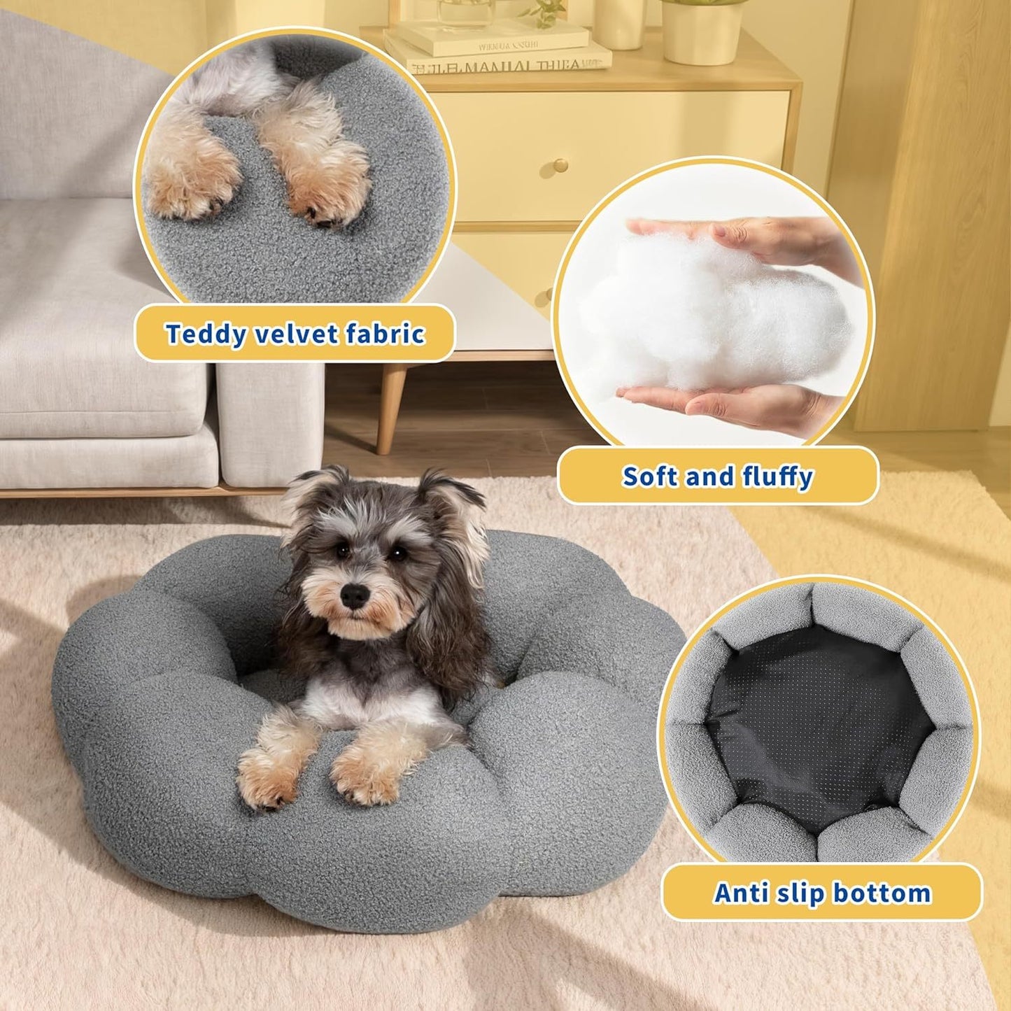 Calming Cat dog fluffy indoor bed