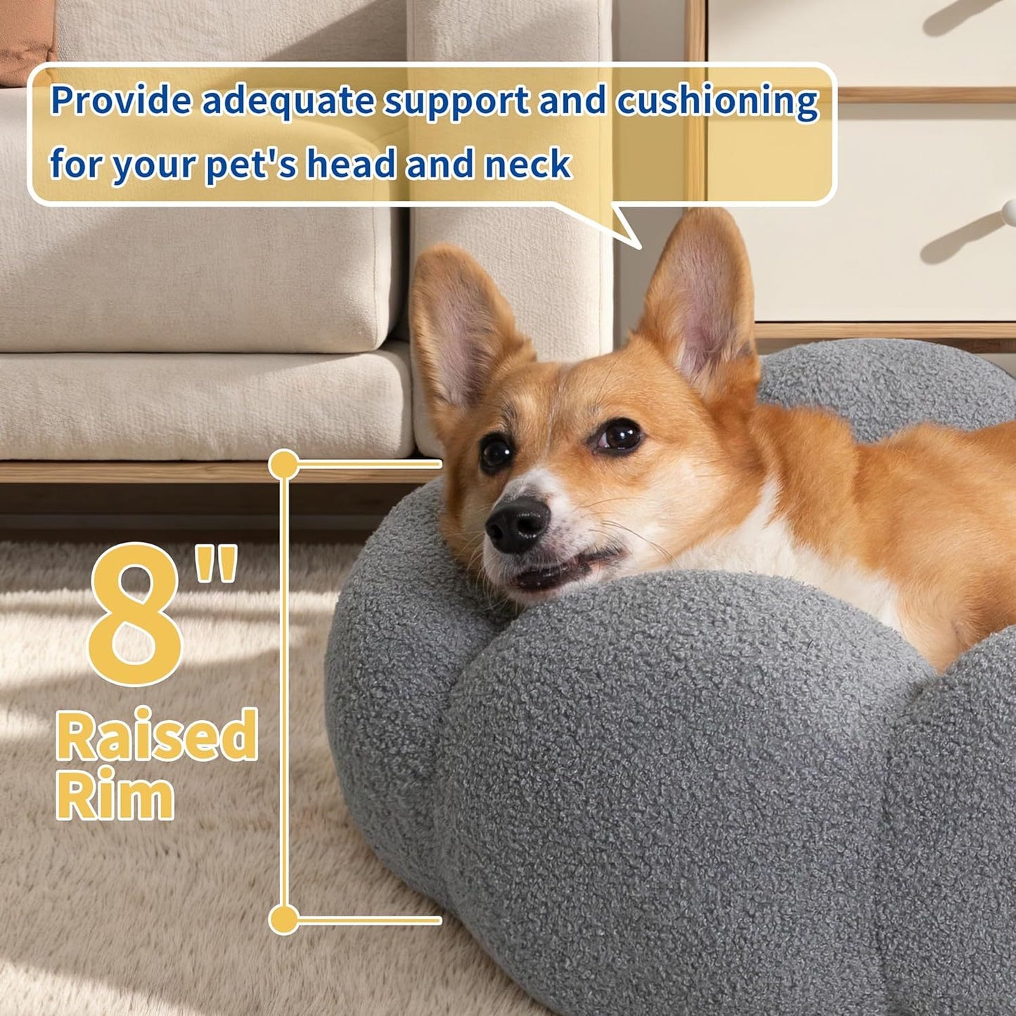 Calming Cat dog fluffy indoor bed